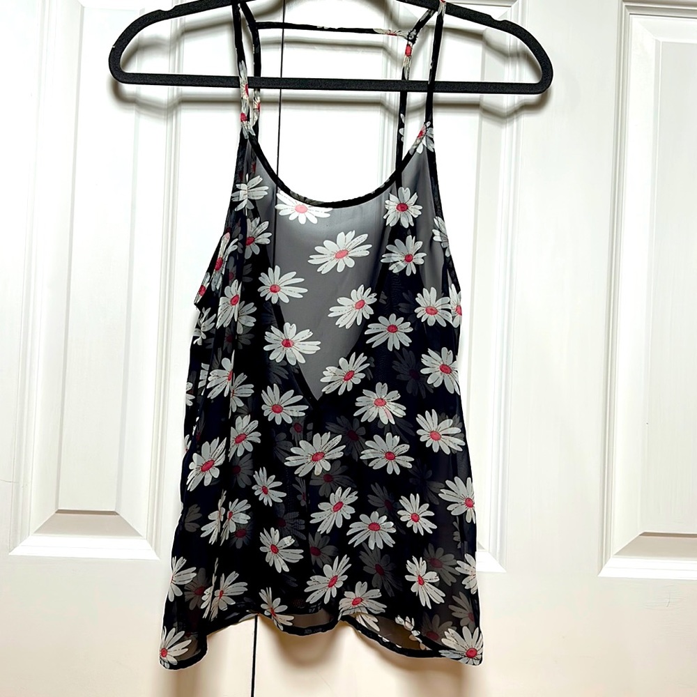 LF Sheer Daisy Top